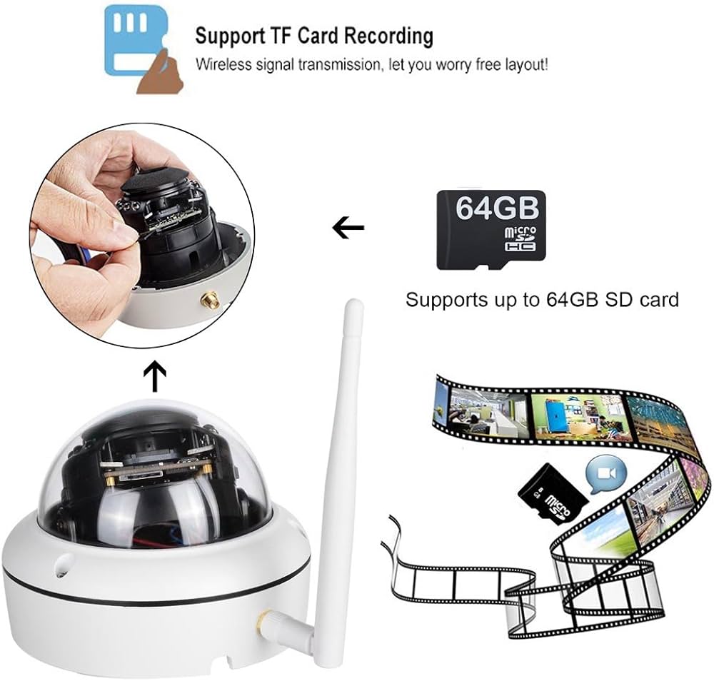 Amazon.co.jp: ICAMI 防犯カメラ HD 1080P ワイヤレス IP 監視カメラ