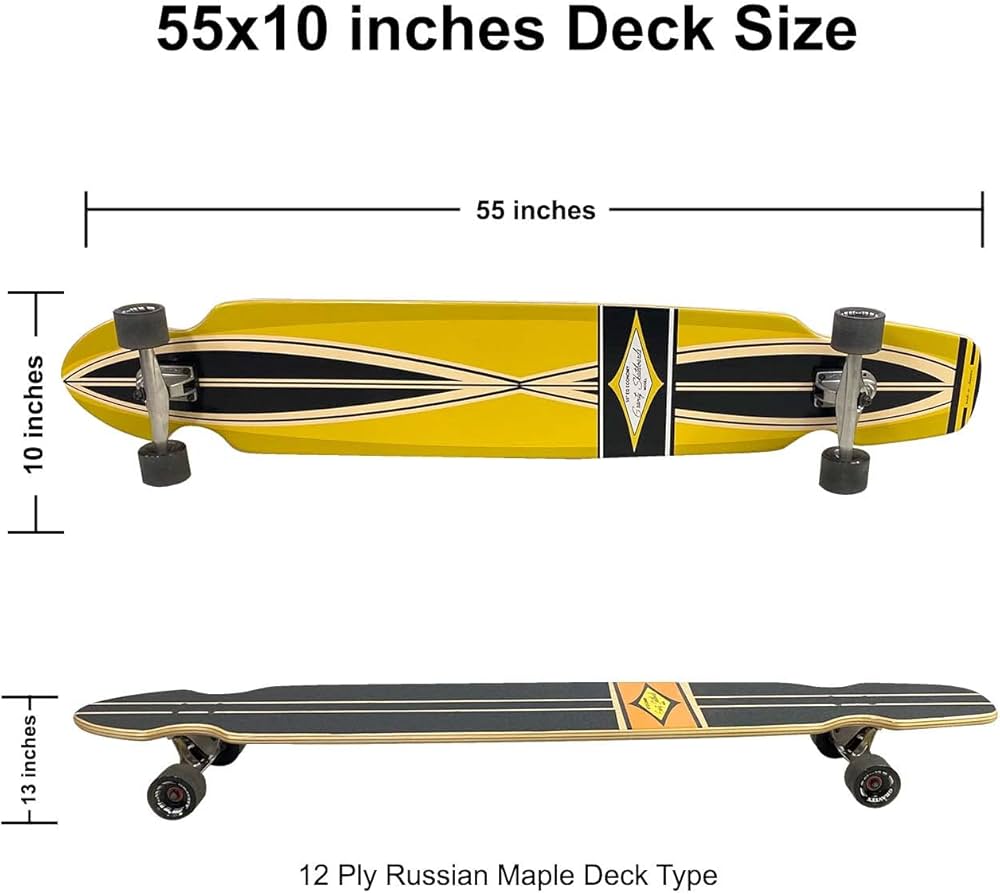 Amazon.co.jp: Gravity ロングボード スケートボード クルージング