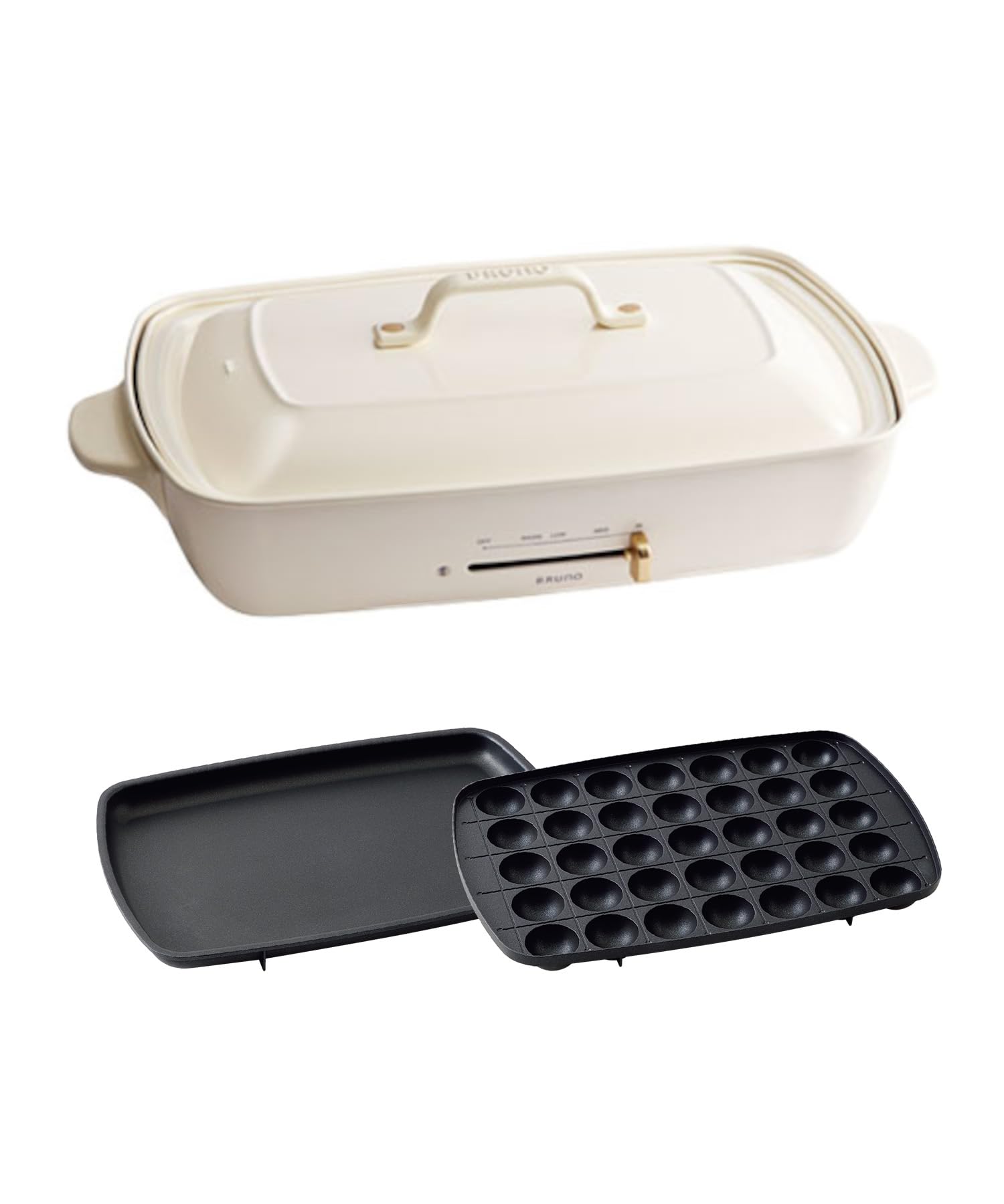 Amazon | BRUNO ホットプレートグランデサイズ BOE026-WH ホワイト
