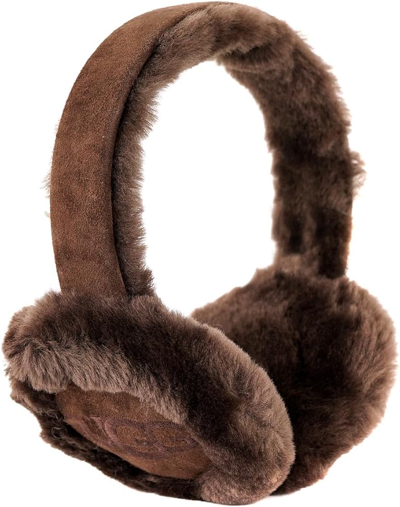 Amazon | [アグ] シープスキン イヤーマフ ブラウン レディース W