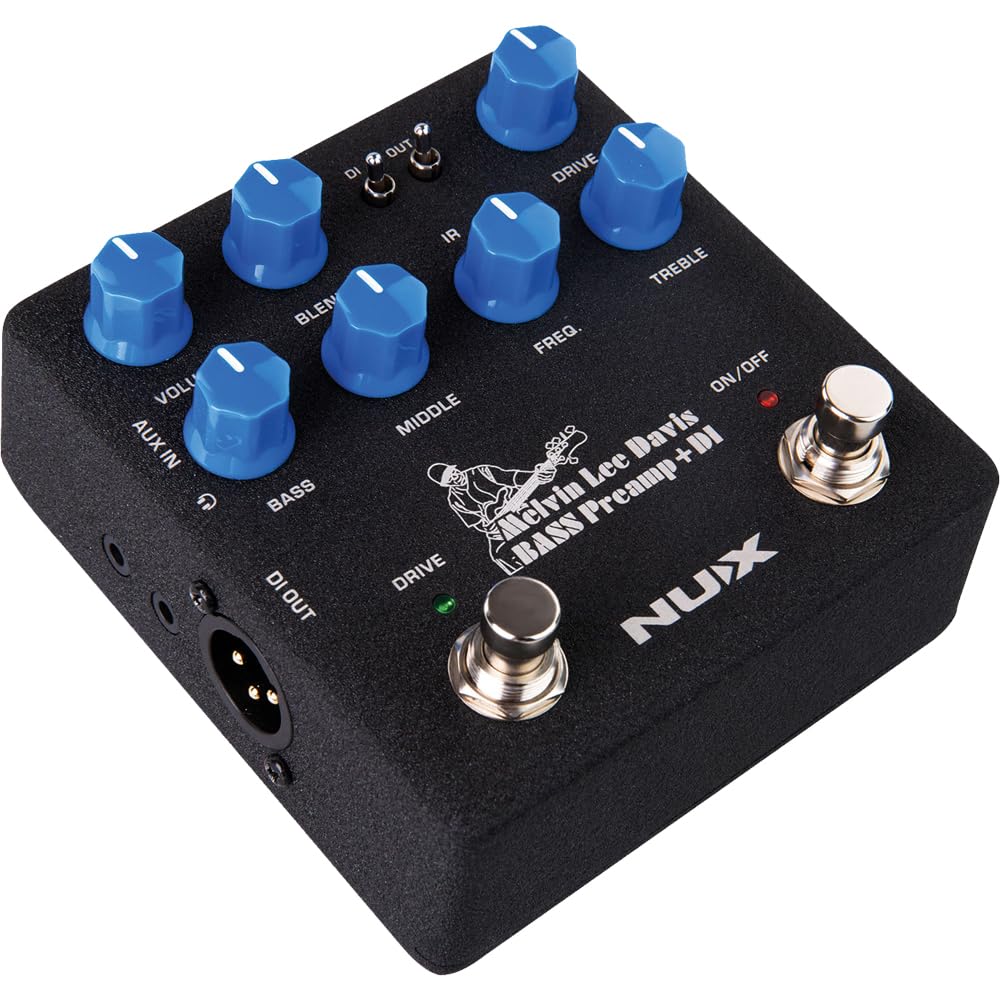 Amazon | NUX MLD Bass Preamp + DI NBP-5 ベース用プリアンプ D.I.