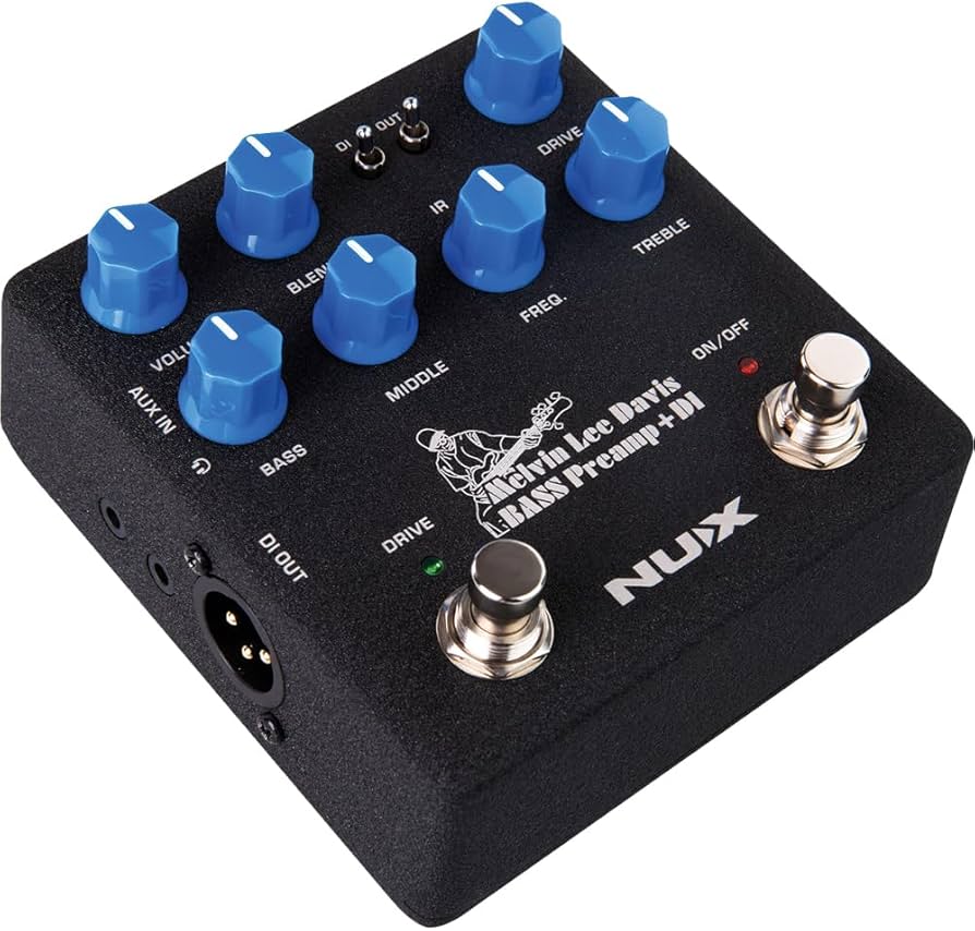 Amazon | NUX MLD Bass Preamp + DI NBP-5 ベース用プリアンプ D.I.