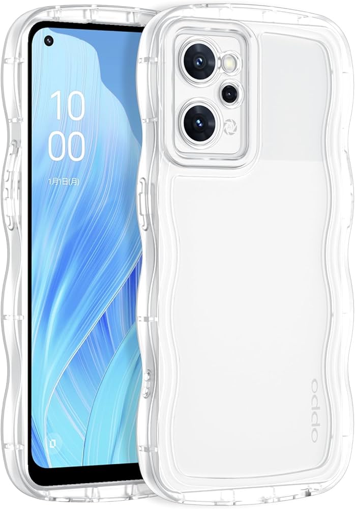 Amazon.co.jp: BENTOBEN OPPO Reno 9A /7A ケース クリア 波型