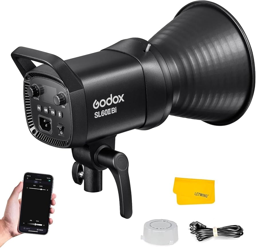 Amazon.com : Godox SL60IIBi Bi-Color LED Video Light 75W, 2800K