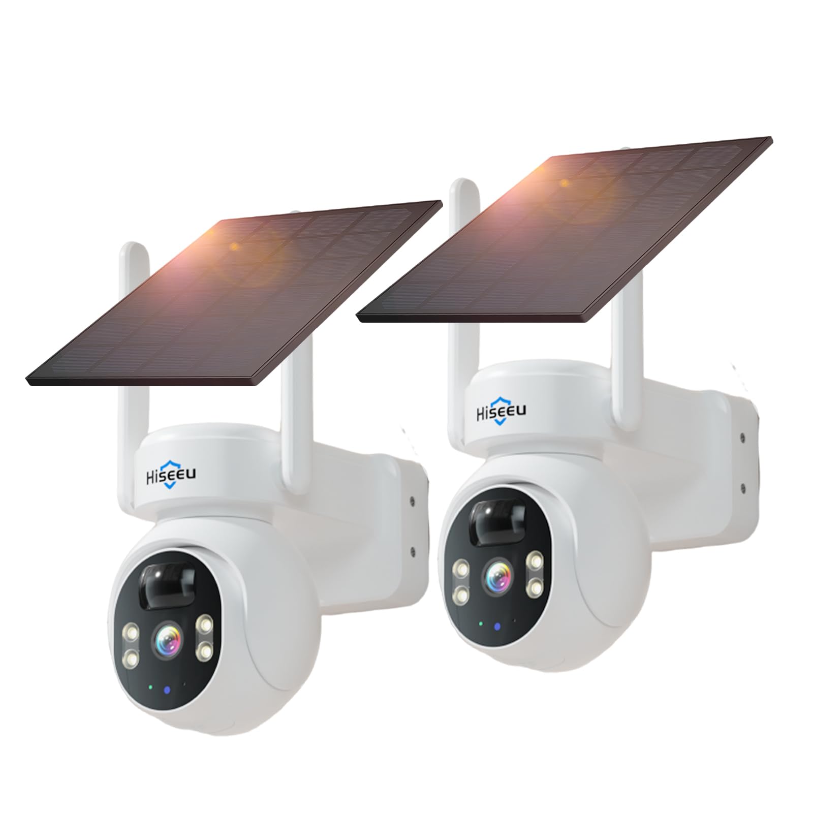 Amazon.com : Hiseeu Solar Camera, 4MP 100% Wireless WiFi Camera