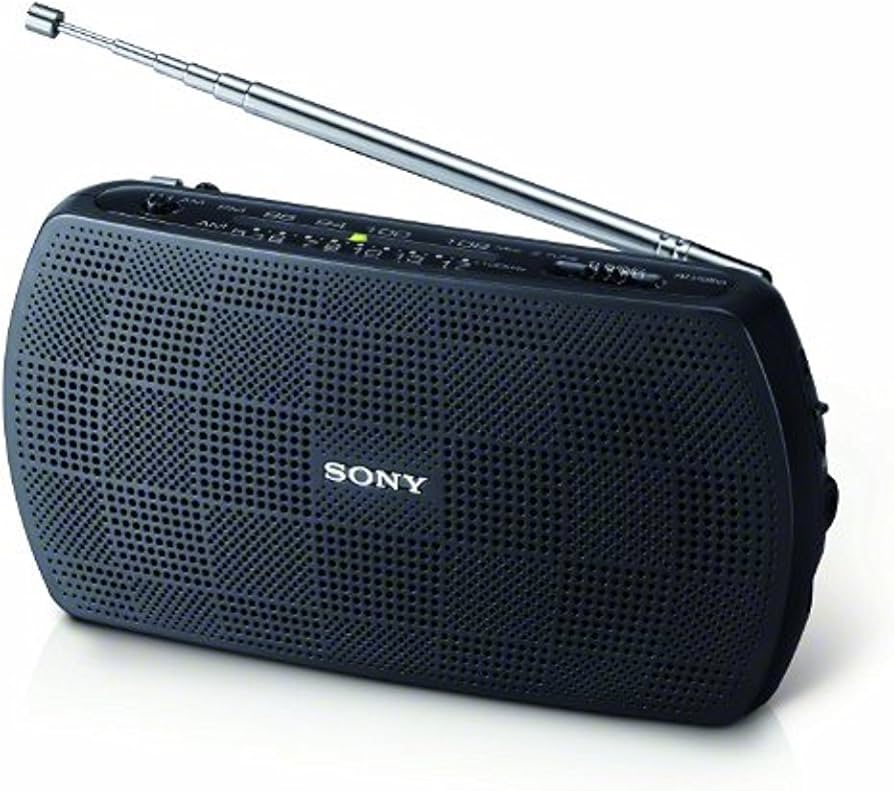 Amazon.co.jp: SONY ステレオポータブルラジオ ブラック SRF-18/B