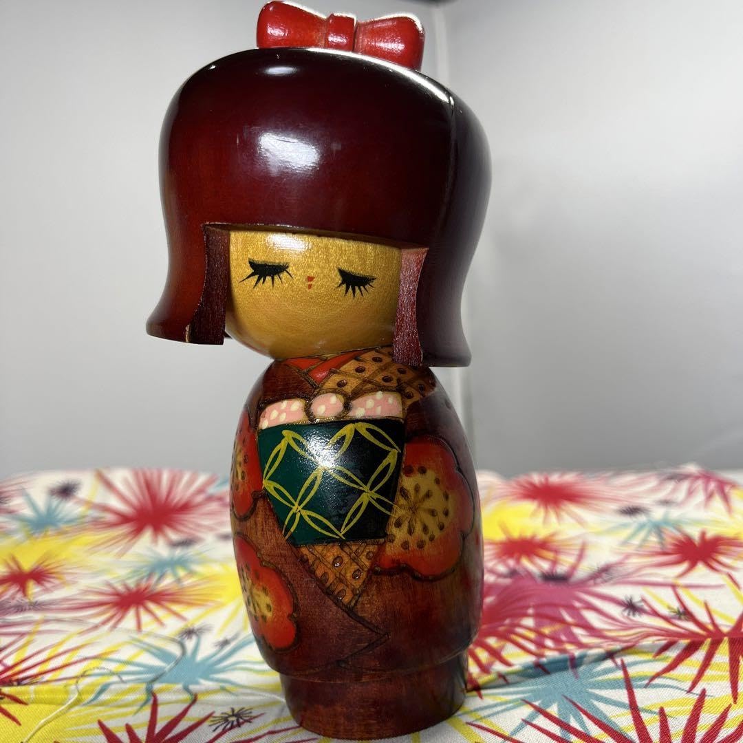 Amazon | こけし 人形 創作こけし 宮下はじめ作 さとわらべ 内閣総理