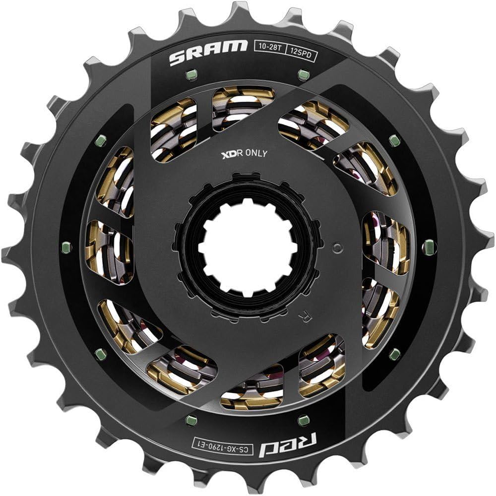 Amazon.com : SRAM RED XG-1290 Cassette - 12-Speed, 10-36T, for XDR