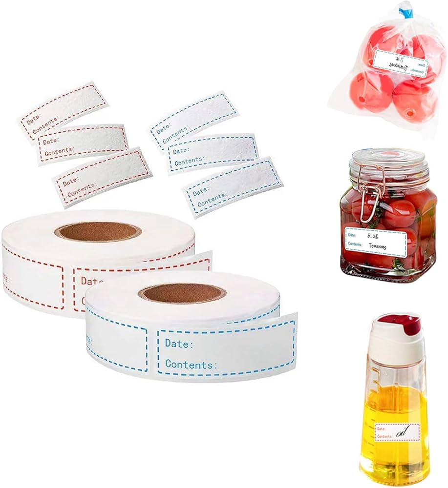 Amazon | Coollooda 冷蔵庫 ラベルシール【2個セット】食品冷蔵用