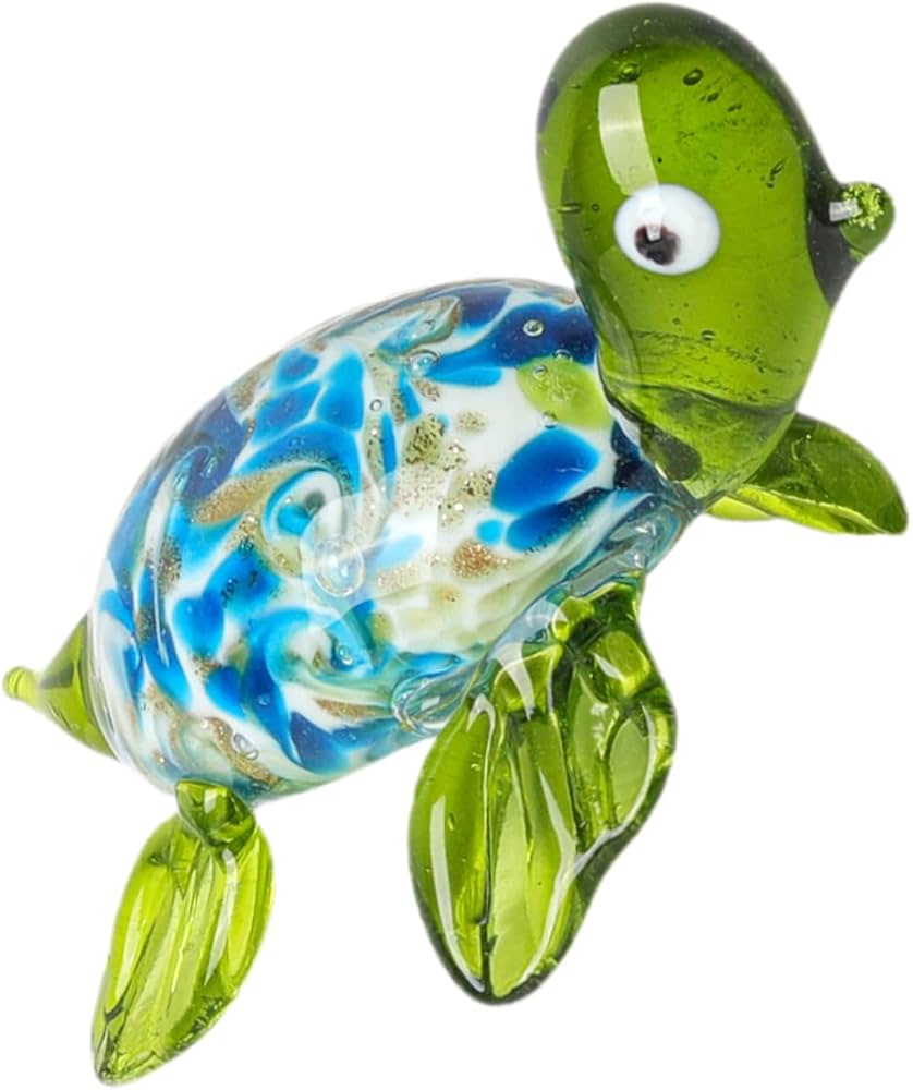 ウミガメガラス細工ミニチュア