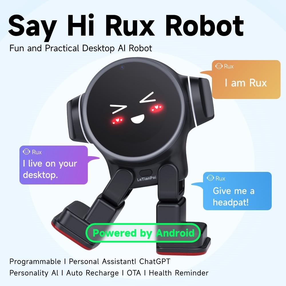 Amazon.com: LeTianPai Rux: AI-ChatGpt Smart Pets-Desktop Robot