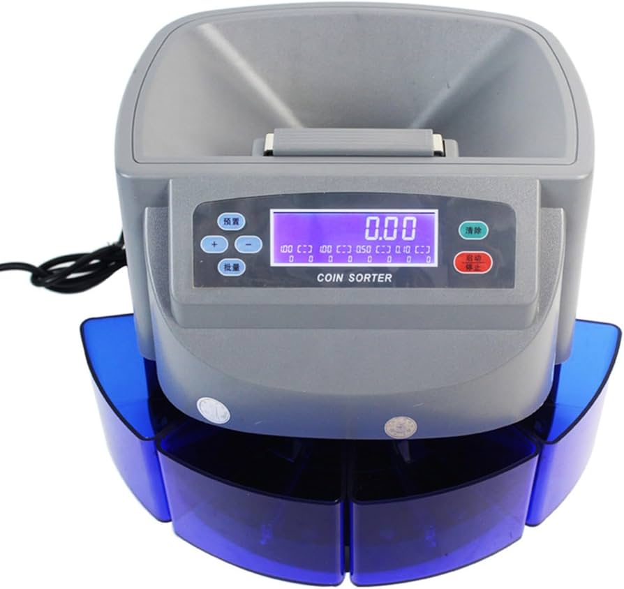 Amazon.co.jp: コインカウンター 日本硬貨選別計数機 日本語表記 簡単