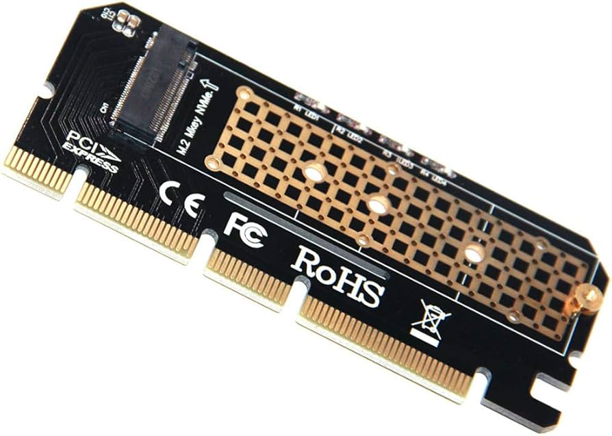 Amazon.co.jp: JMT LED付きM.2 NVMe SSD NGFF - PCIE 3.0 X16