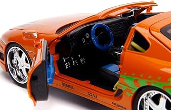 Amazon.com: Jada Fast & Furious 1:18 Toyota Supra Die-cast Car & 3