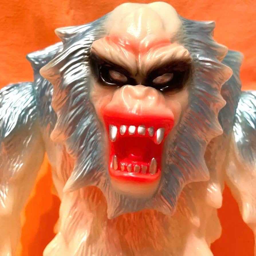 Amazon.co.jp: 蓄光 獣人オメガ ソフビ インディーズ ゴリラ 怪獣 hxs