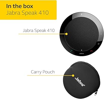 Amazon.com: Jabra Speak 410 Corded Speakerphone for Softphones, MS