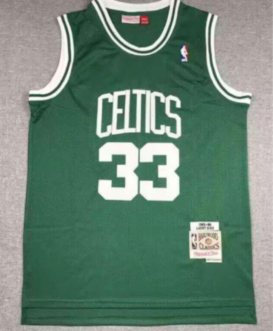 Amazon.co.jp: NBAレトロなユニフォームラリーバードセルティックスの