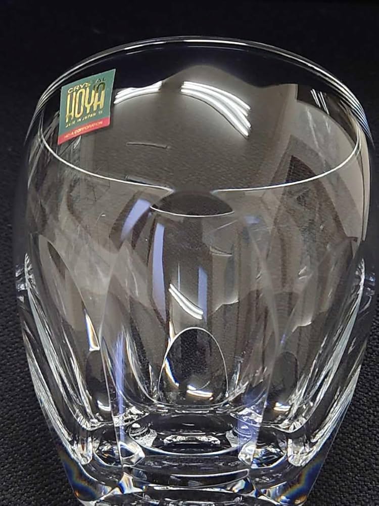 Amazon | ホヤ HOYA 高級クリスタルグラス 6面Qカットロックグラス ③