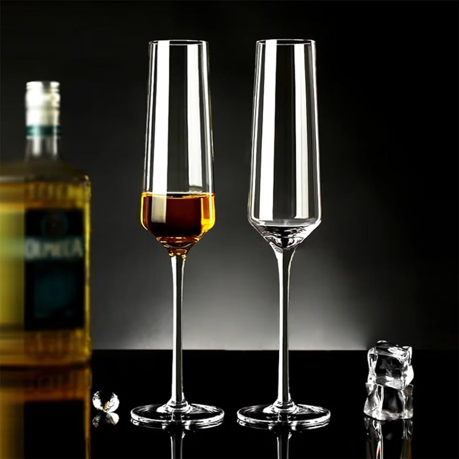 Amazon | ACHEER クリスタルシャンパンフルートグラス 4個セット