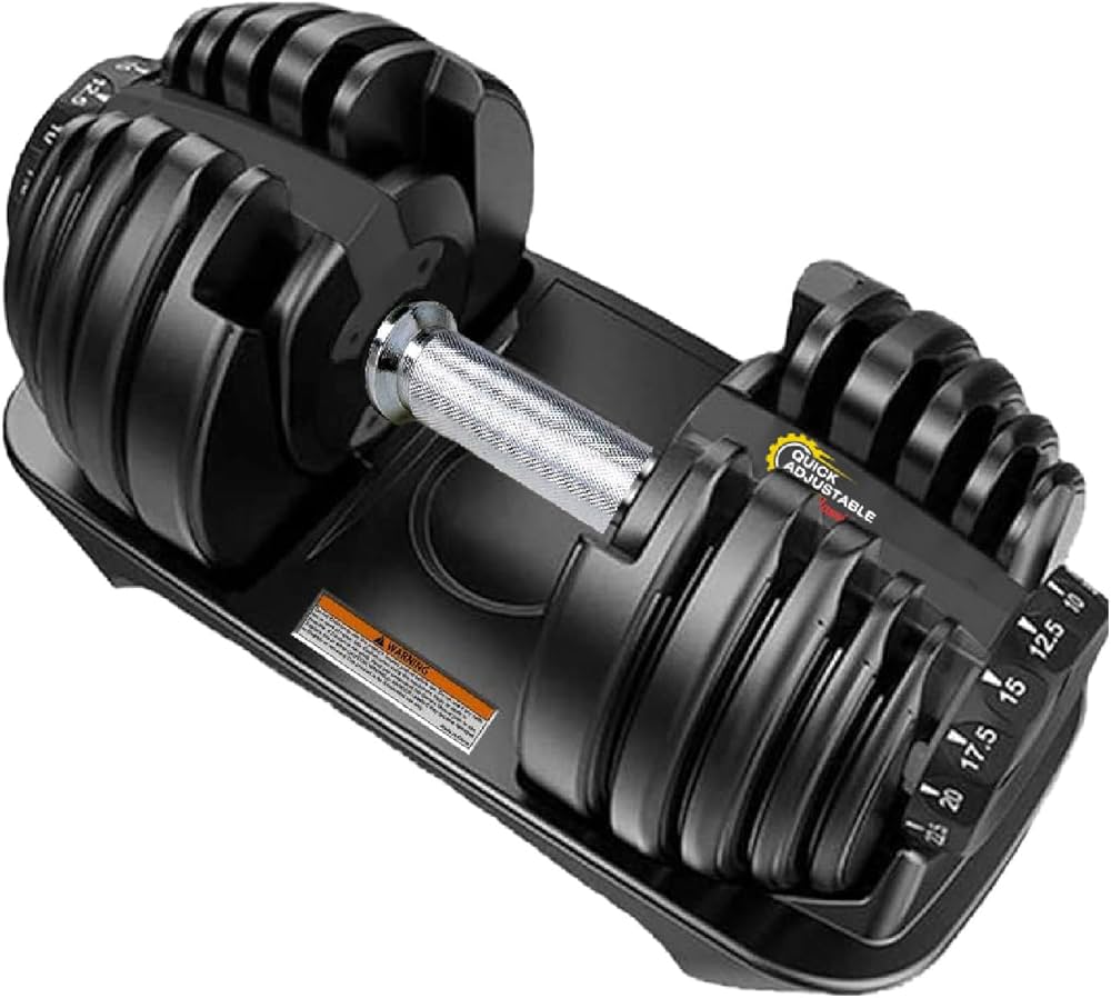 Amazon | クイックアジャスタブルダンベルクラシック 24kg 単品 可変式