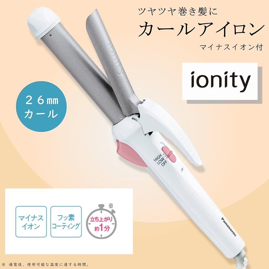 ✨新品❣️✨【Panasonic】ionityカールアイロン26mm 黒✨ Amazon.com