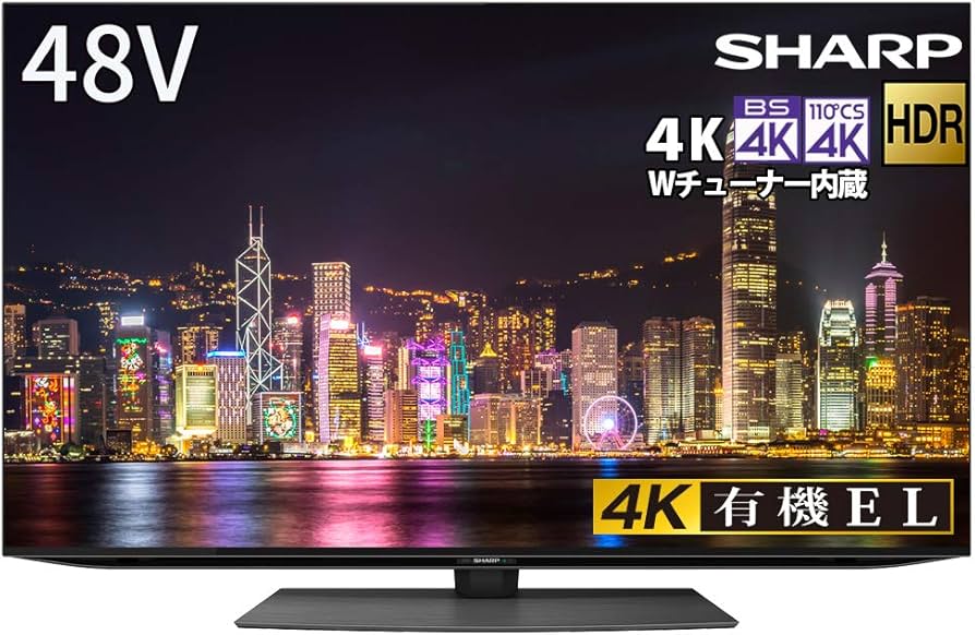 Amazon.co.jp: Sharp Aquos OLED 4T-C48CQ1 48V Type Organic EL TV