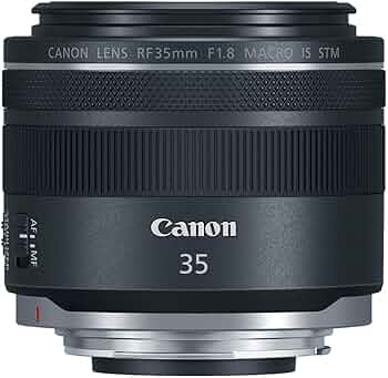 Amazon.co.jp: Canon RF35mm F1.8 IS Macro STM レンズ、ブラック