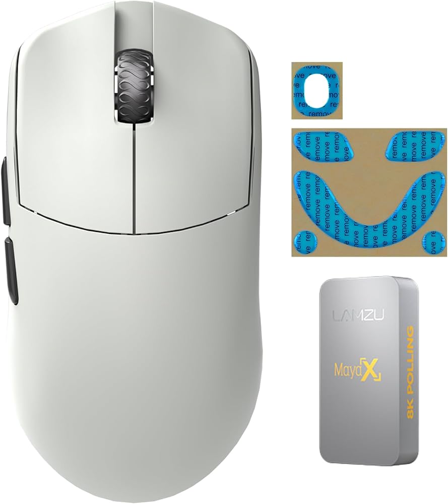 Amazon.co.jp: ラムズ(Lamzu) MAYA X ゲーミングマウス Cloud Gray 1