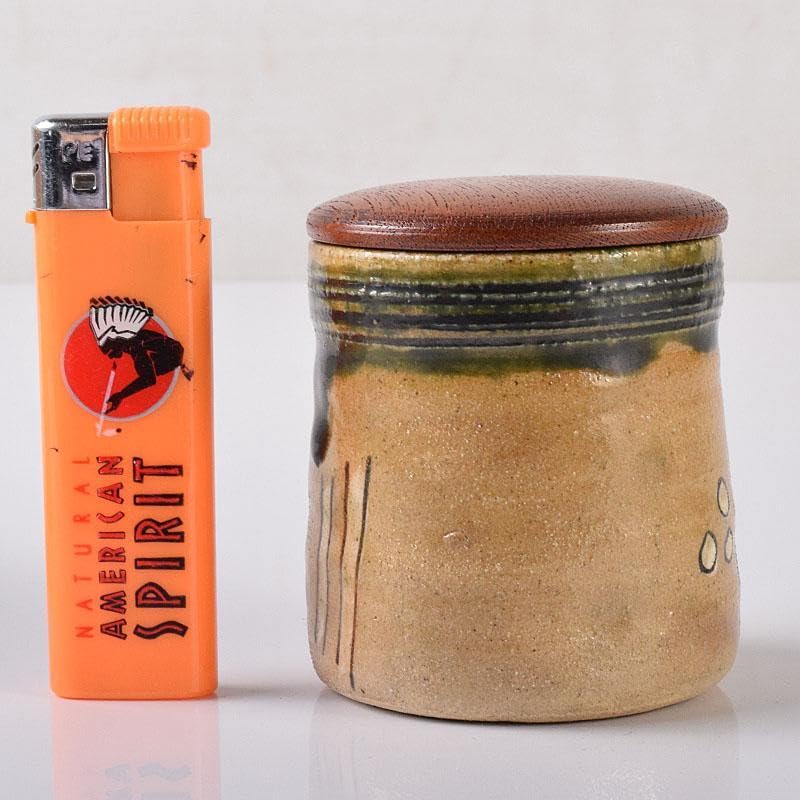 織部焼 瑞光窯 茶入 佐々木八十ニ造 共箱 【公式通販】