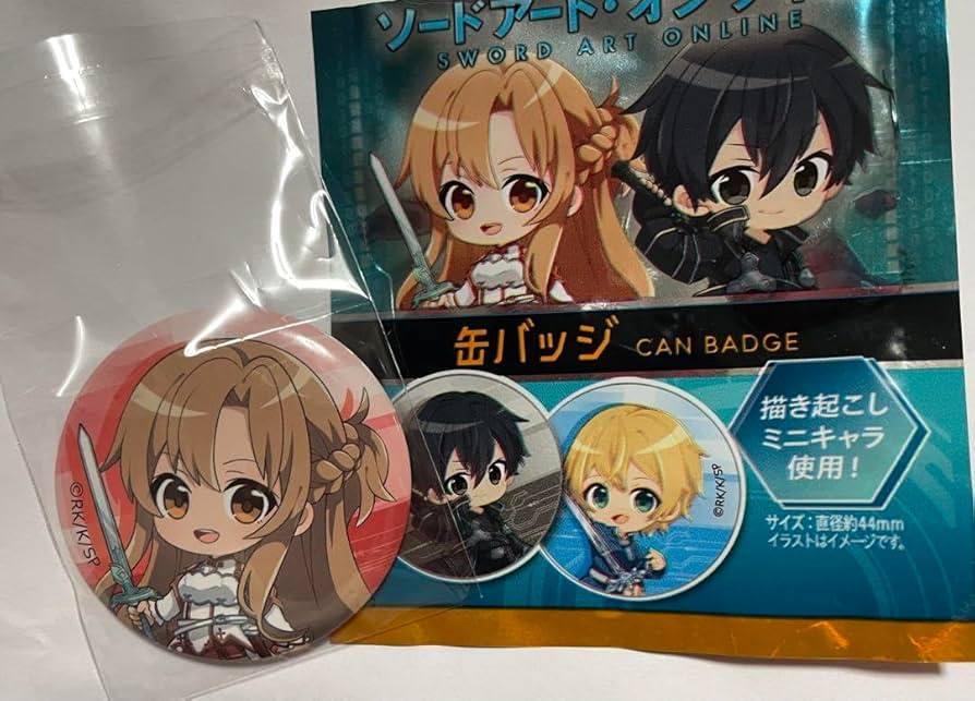Amazon.co.jp: ソードアート オンライン アスナ 缶バッジ 同梱可