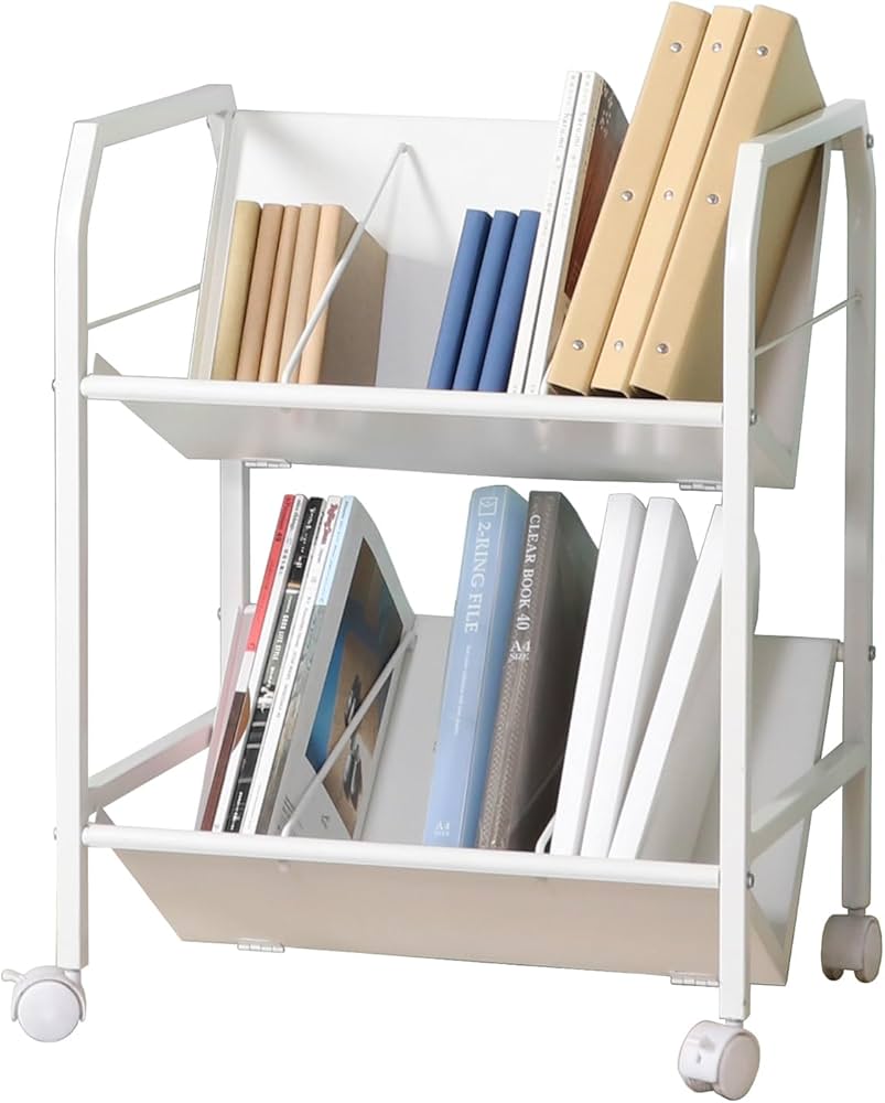 Amazon.co.jp: 不二貿易 ファイルワゴン 2段 幅55×奥行40×高さ70cm