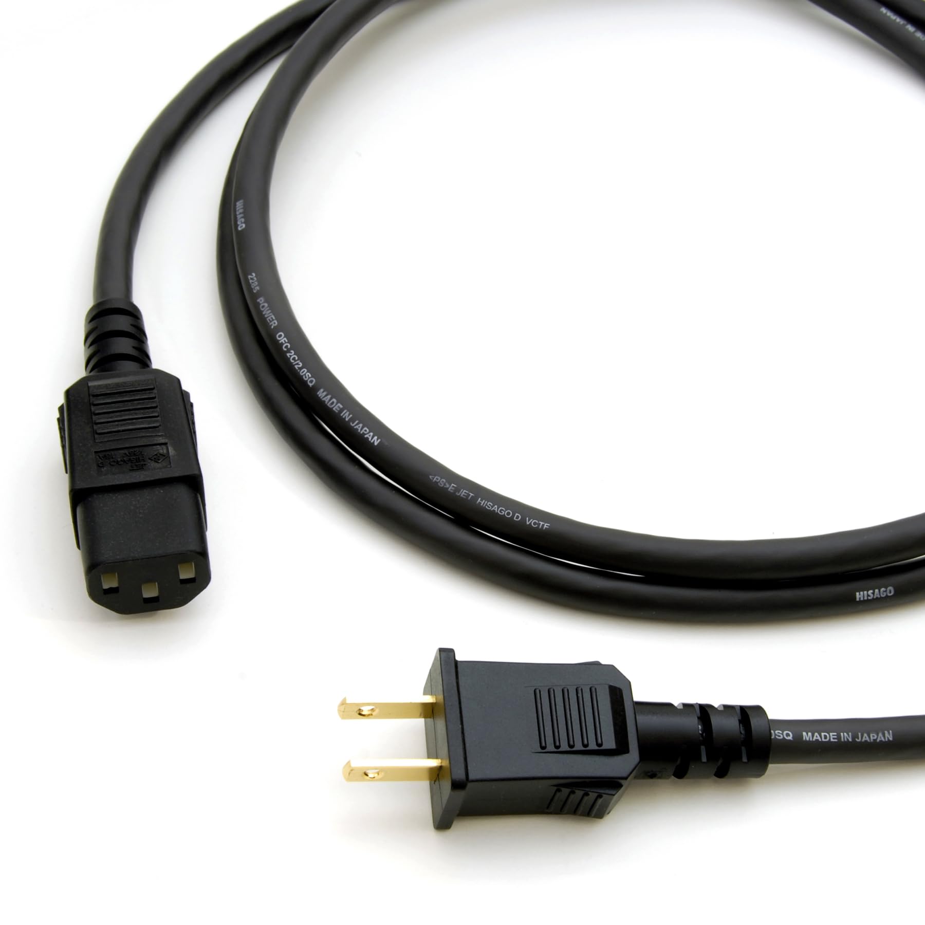 Amazon | HISAGO HD-2285 電源コード (C13型ソケット, 2.0m) | HISAGO