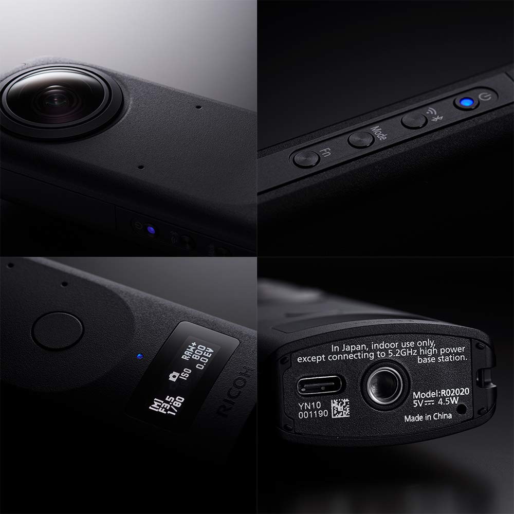 Amazon | RICOH THETA Z1 ブラック 360度カメラ 1.0型裏面照射型CMOS