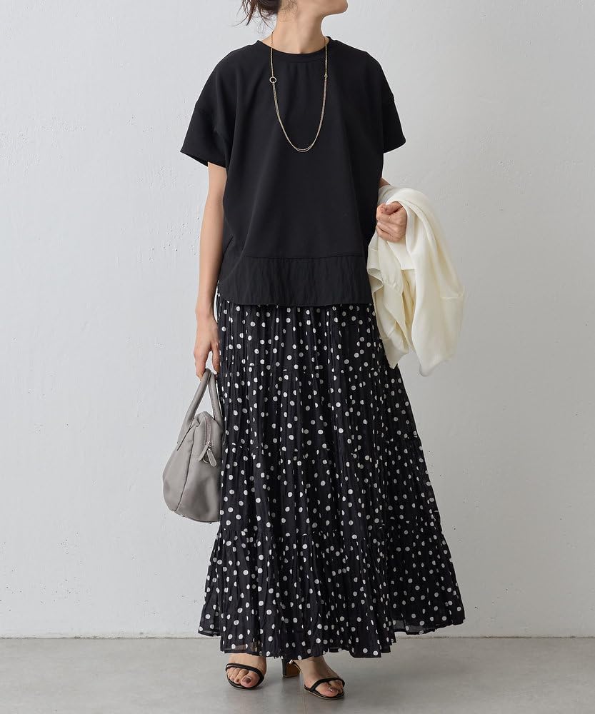 Amazon.co.jp: [BEARDSLEY] [ビアズリー] クリンクルドットスカート