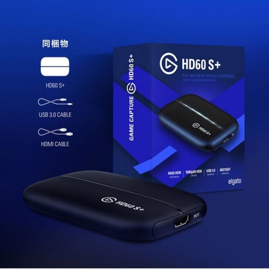 Amazon.co.jp: 【整備済み品】Elgato エルガト usb HD60 S+ 外付け