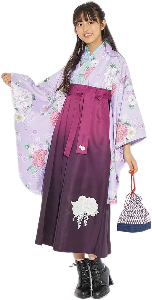 髪飾りつき美品☆ピンクラテ 袴セット 卒服 着物 150 PINK-latte｜【入