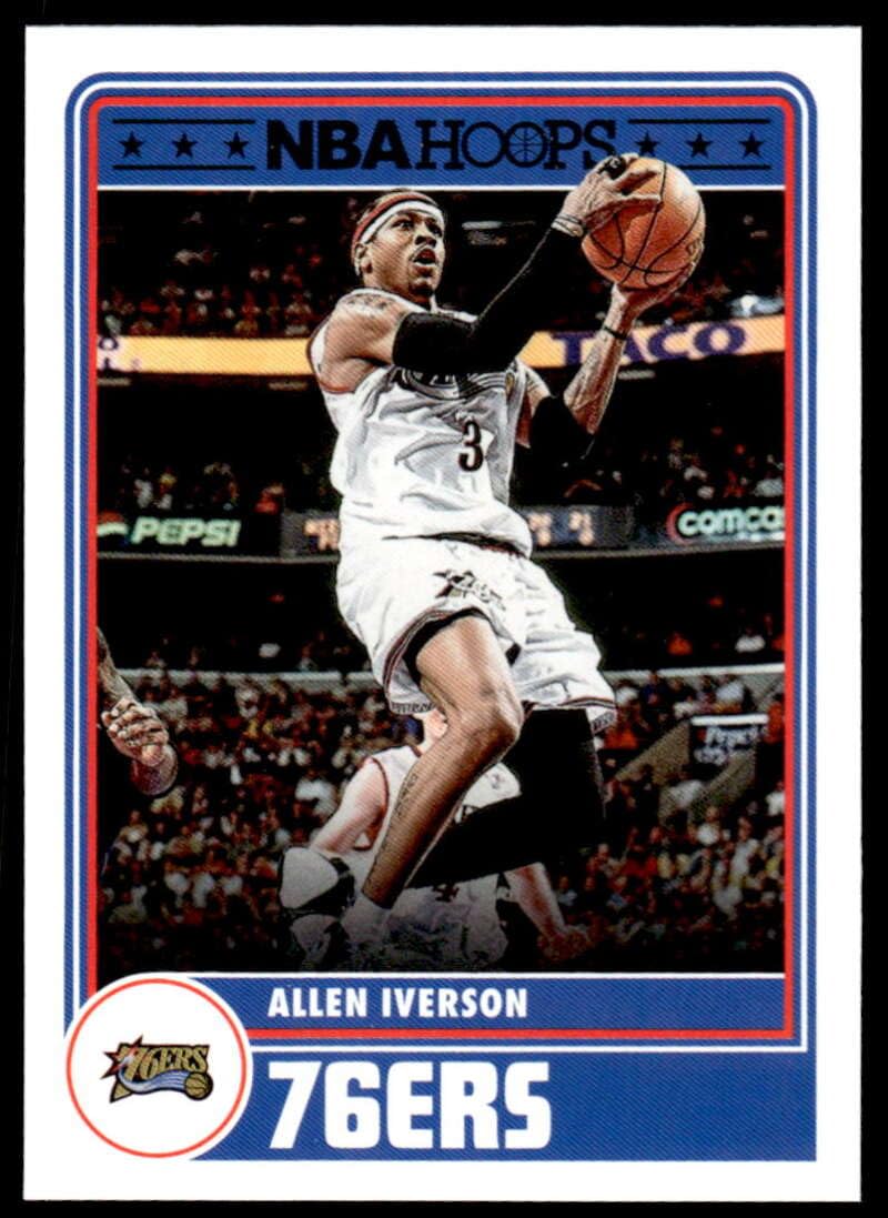 Amazon.com: 2023-24 Panini Hoops #296 Allen Iverson Philadelphia