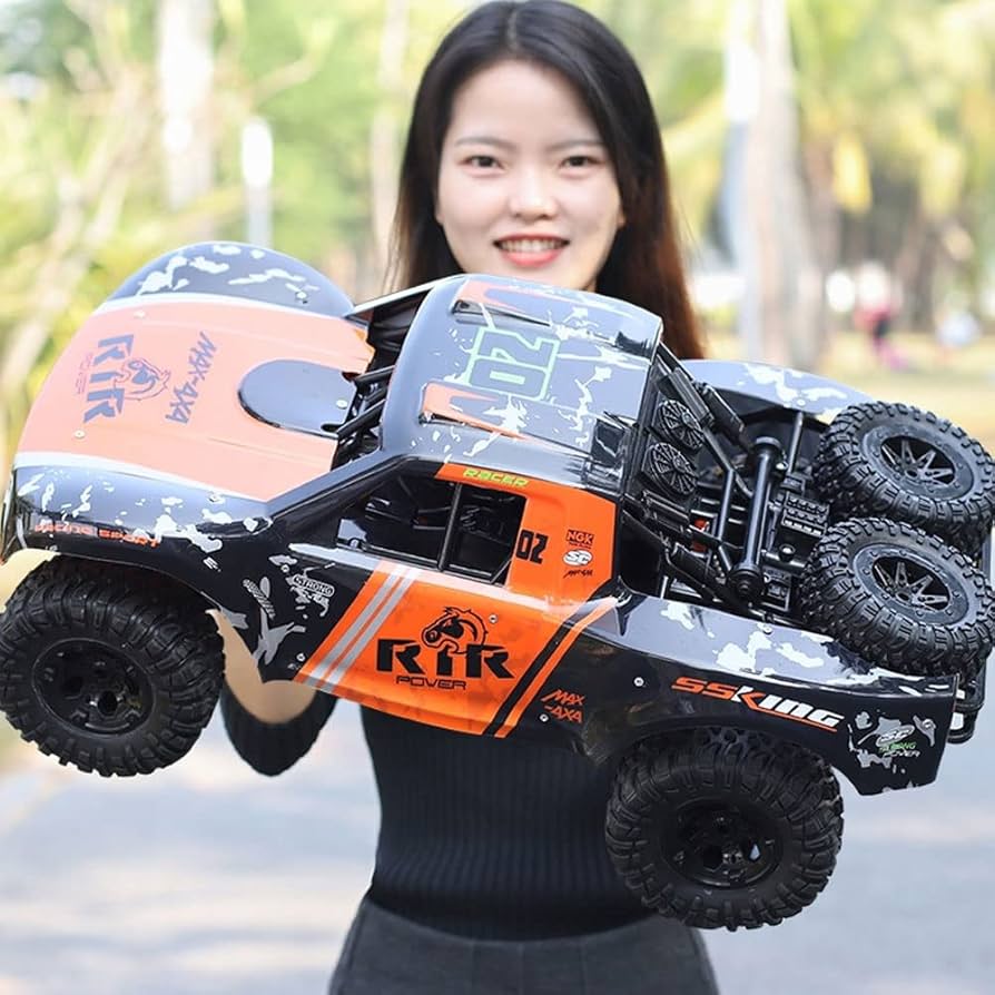 Amazon.co.jp: AIOJY 大型50cm水路水陸両用RCオフロード車 2.4G高速4WD