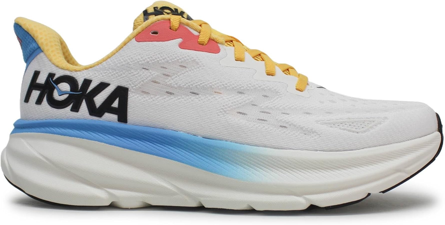 Amazon | Hoka One レディース W クリフトン 9 スニーカー, ホワイト