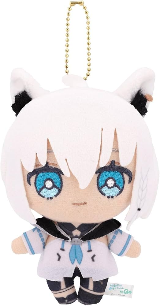 Amazon.co.jp: 白上フブキ ぬいぐるみ マスコット friends to Go