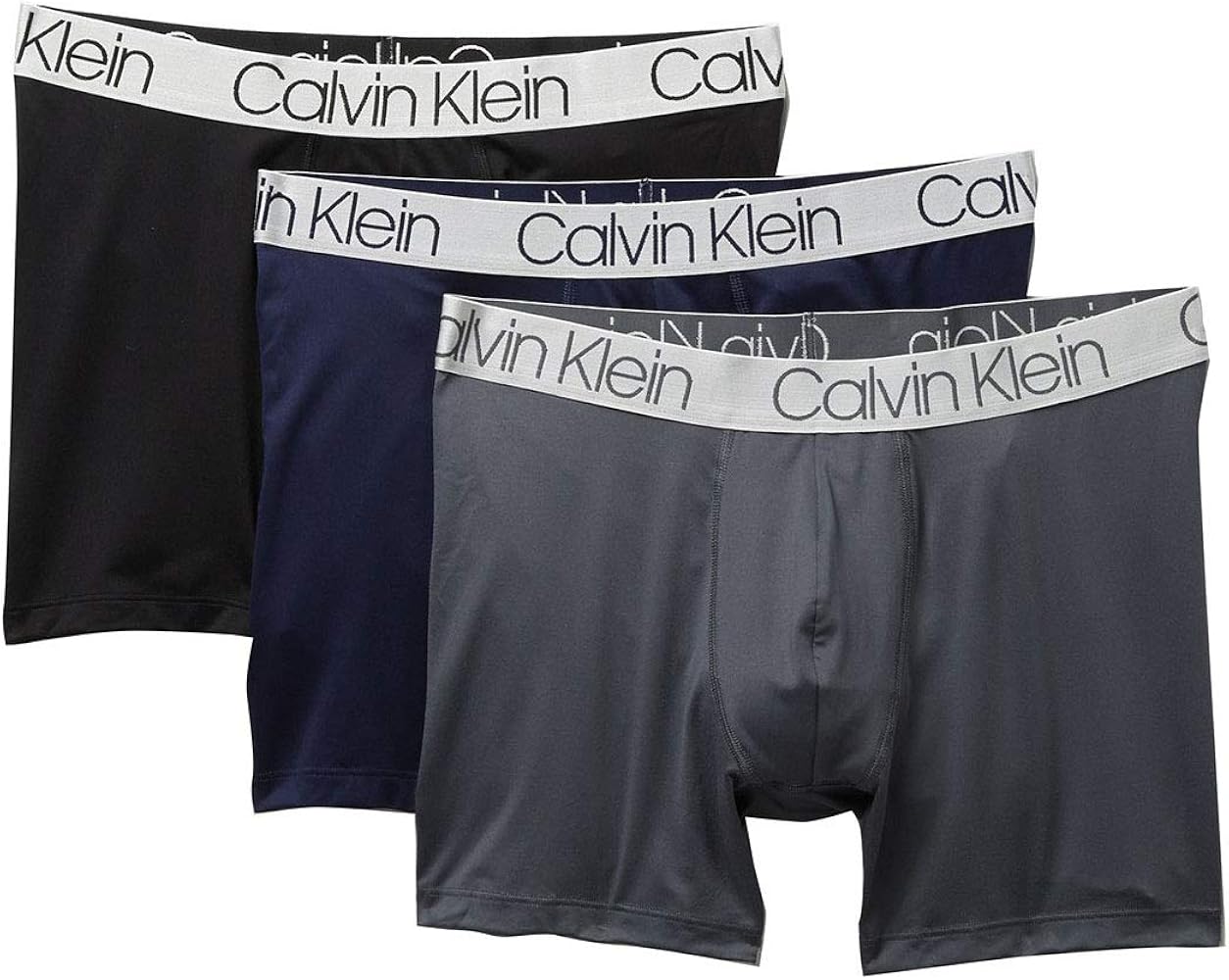 Amazon | Calvin Klein Men`s Microfiber Boxer Briefs Pack of 3