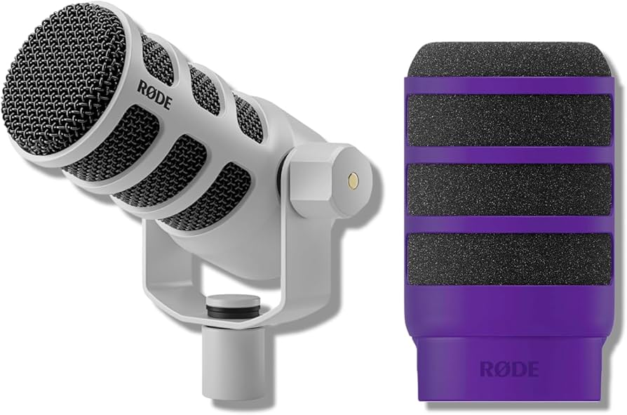 Amazon.com: Rode PodMic (White) Cardioid Dynamic Broadcast