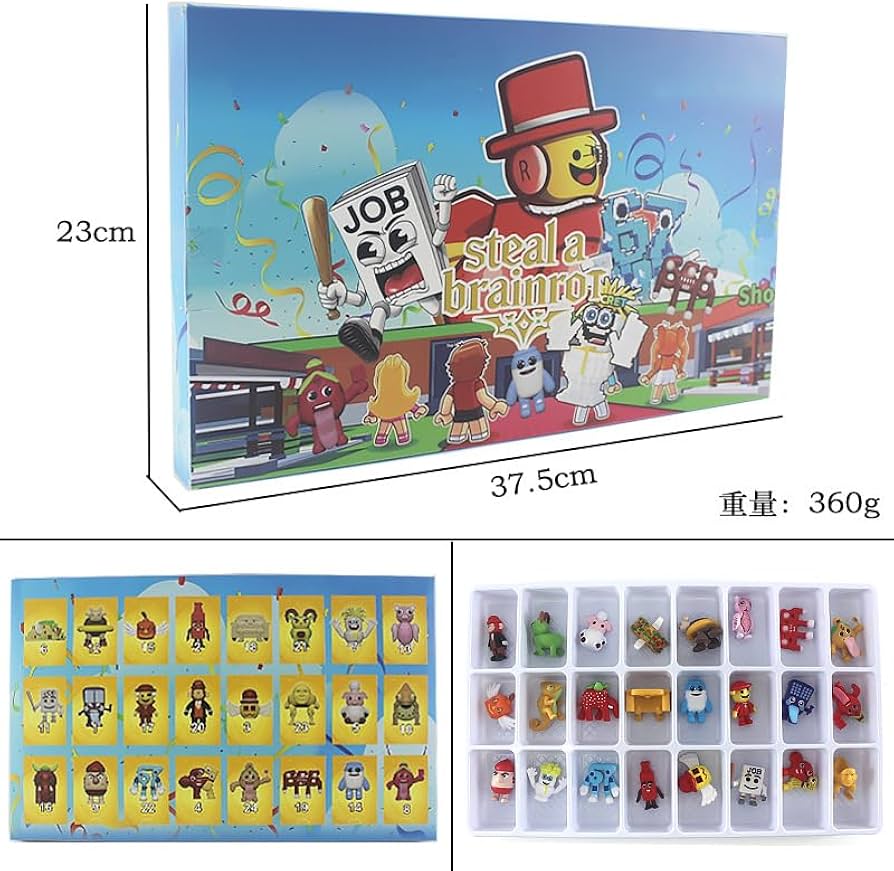 Amazon.co.jp: 24種類 ブレインロットを盗む フィギュ セット ブレイン