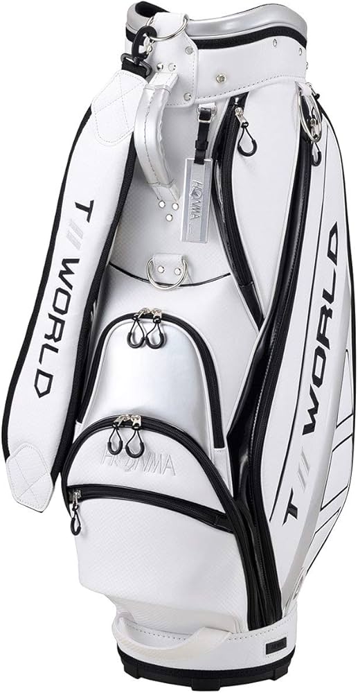 Amazon | 本間ゴルフ キャディーバッグ シルバー Silver CB1928 | 本間