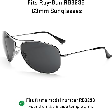 Amazon.com: Revant Replacement Lenses for Ray-Ban RB3293 63mm