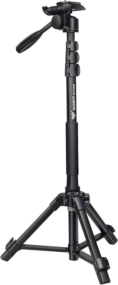 Amazon | Eienn 三脚 一脚可変式 2段・4段 3Way雲台 水準器付き アルミ