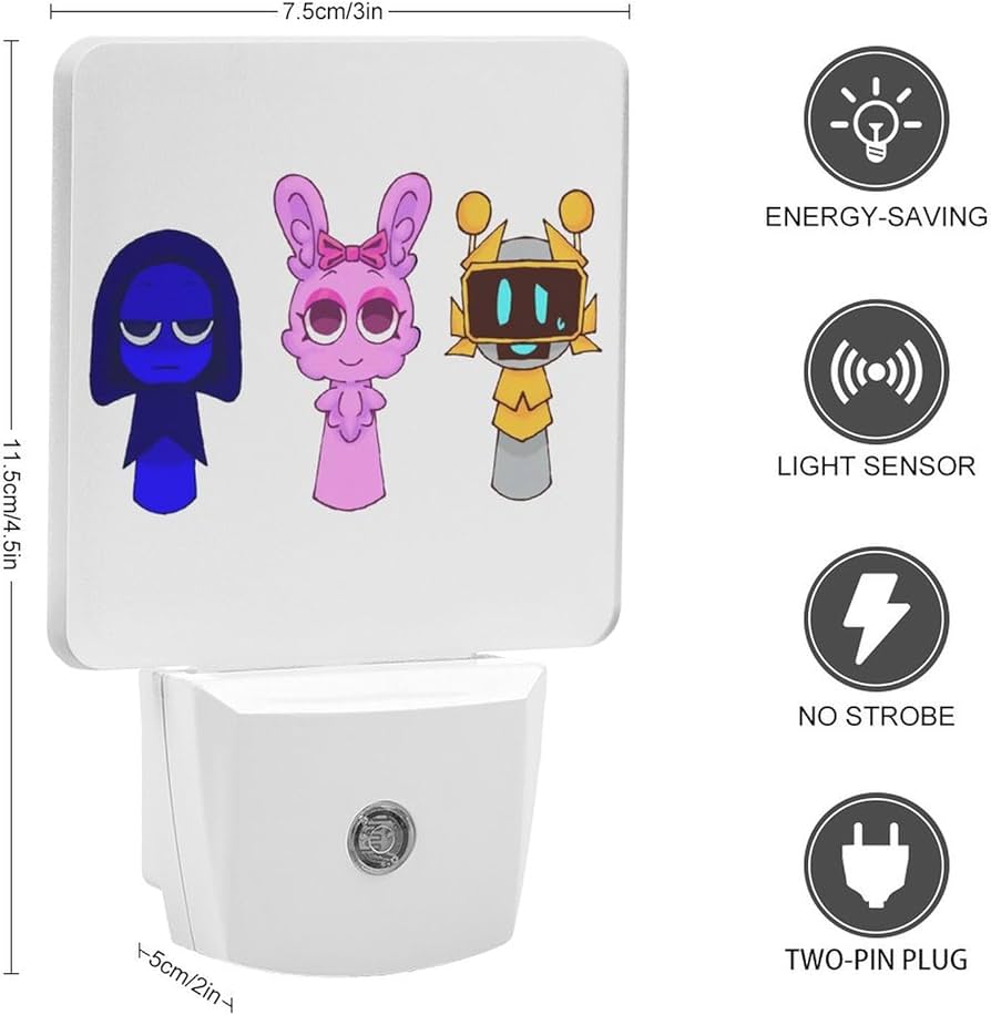 Amazon.co.jp : スプランキー Sprunki ナイトライト耐久性のある