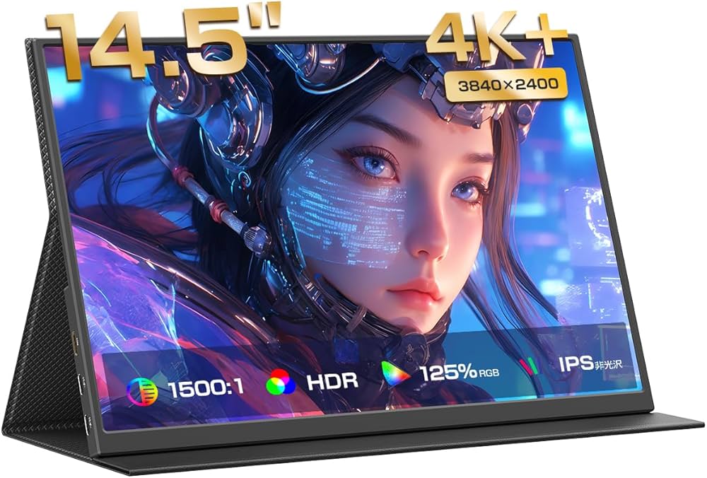 Amazon.co.jp: EVICIV QLED モバイルモニター14.5インチ 4K 非光沢