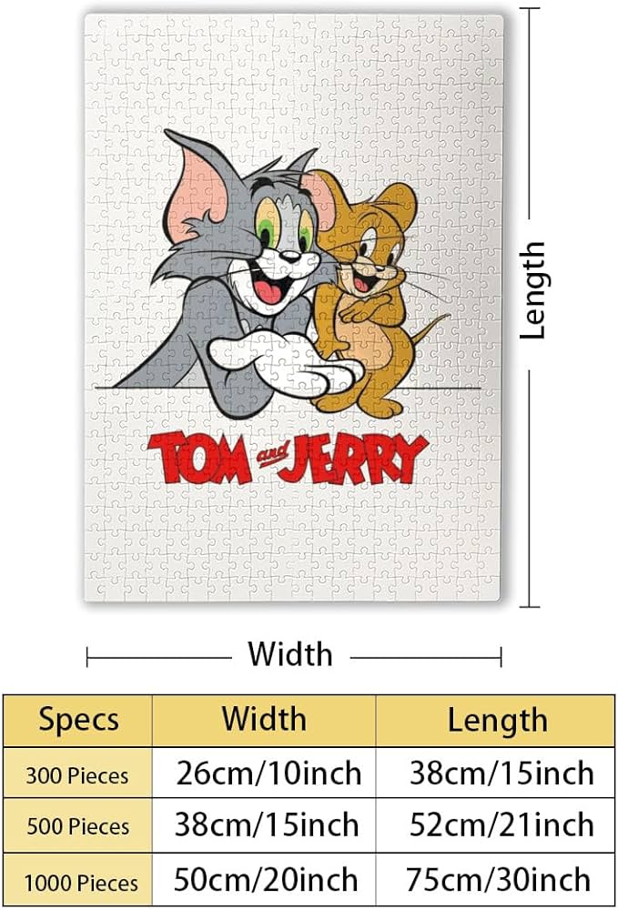 Amazon | トムとジェリー 500ピース ジグソーパズル マイクロピース