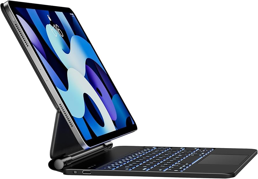 Amazon.com: nimin Keyboard Case for iPad Air 11 inch 2024 (M2